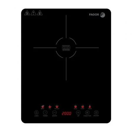 Fagor Lexie FGE0072 Placa de Inducción Portátil 2000W